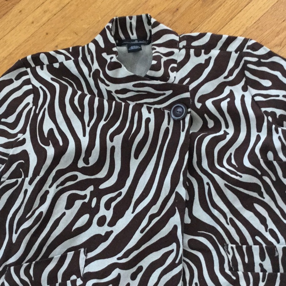 Willi Smith Large One Button Blazer - image 4